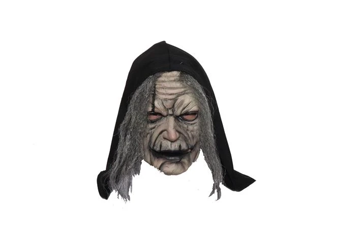 Hoofdmasker Evil Scarface With Black Hood 1 Hoofdmasker Evil Scarface With Black Hood