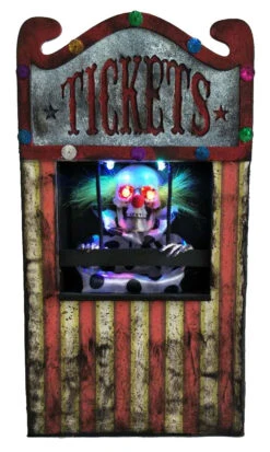 Animated Clown Ticket Seller