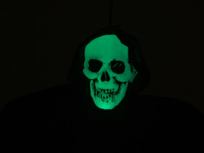 Halloween Figure Black Skeleton, Glow In The Dark 3 Halloween Figure Black Skeleton, Glow In The Dark - Afbeelding 3