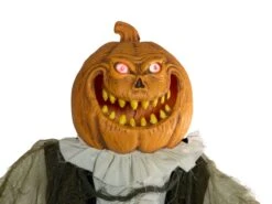 Halloween Figure Pumpkin Man, Animated, 170cm -Halloween Fun Verkoopwinkel 83316117d