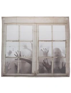 Doek Met Raamvoorstelling 90x80cm