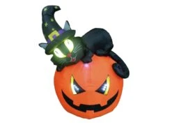 Opblaasbaar Figure Witch Pumpkin, 150cm
