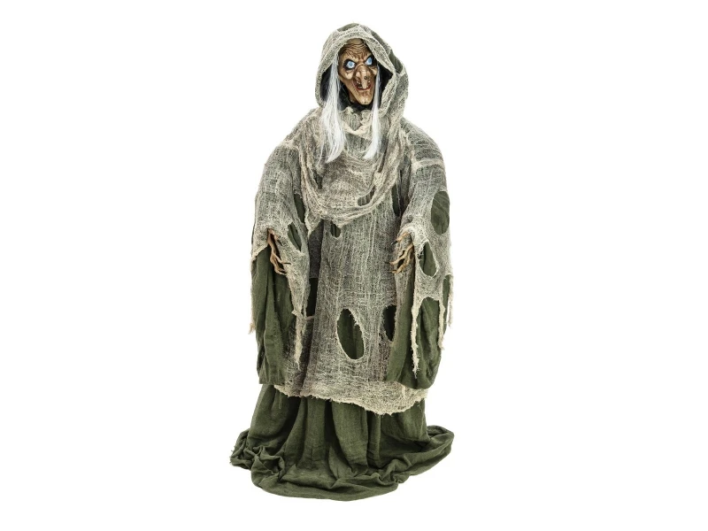 Halloween Witch, Green, 175x70x66cm 1 Halloween Witch, Green, 175x70x66cm