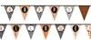 Papieren Vlaggenlijn "Happy Halloween"