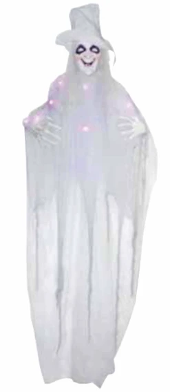 Hanging Witch With Lights